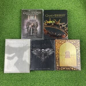 Game of Thrones: The Complete First Season, 2nd, 3rd, 4th and 5th DVD Disc Set